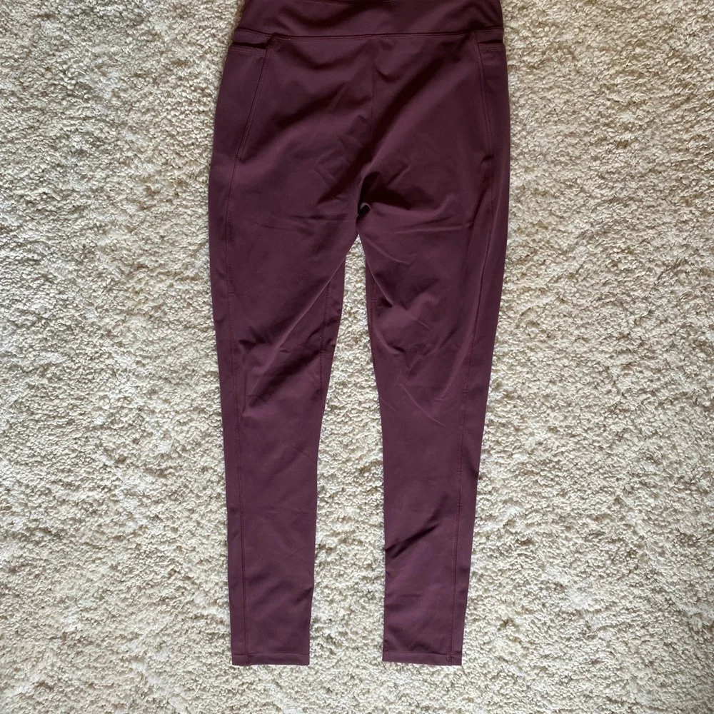 Gymshark Dreamy Mesh Leggings in Berry Red - Picture 1 of 2